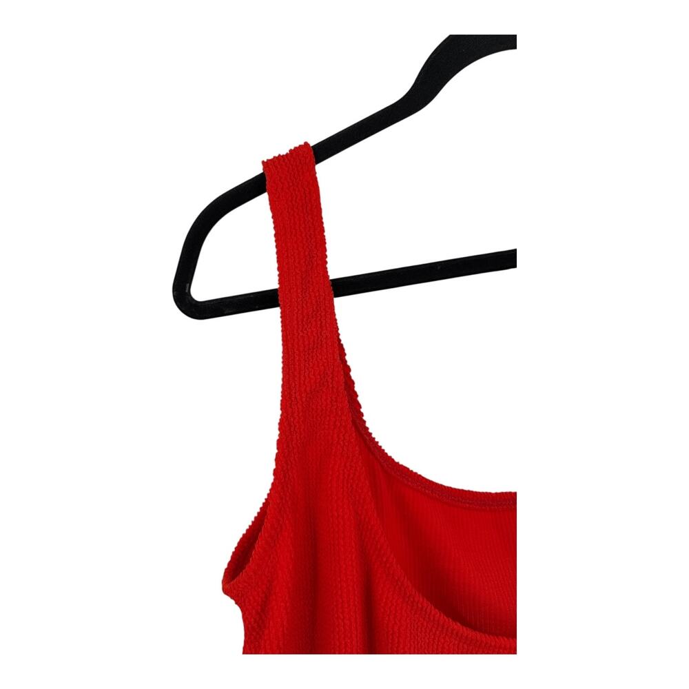 Good American Always Fits One Shoulder Textured One Piece Swimsuit 5/6  2XL 3XL - Picture 2 of 5